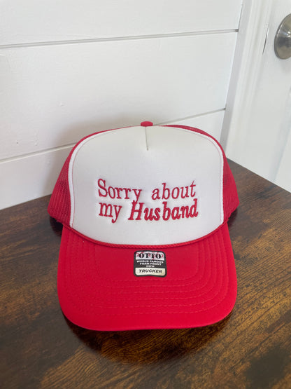 Sorry about my husband hat
