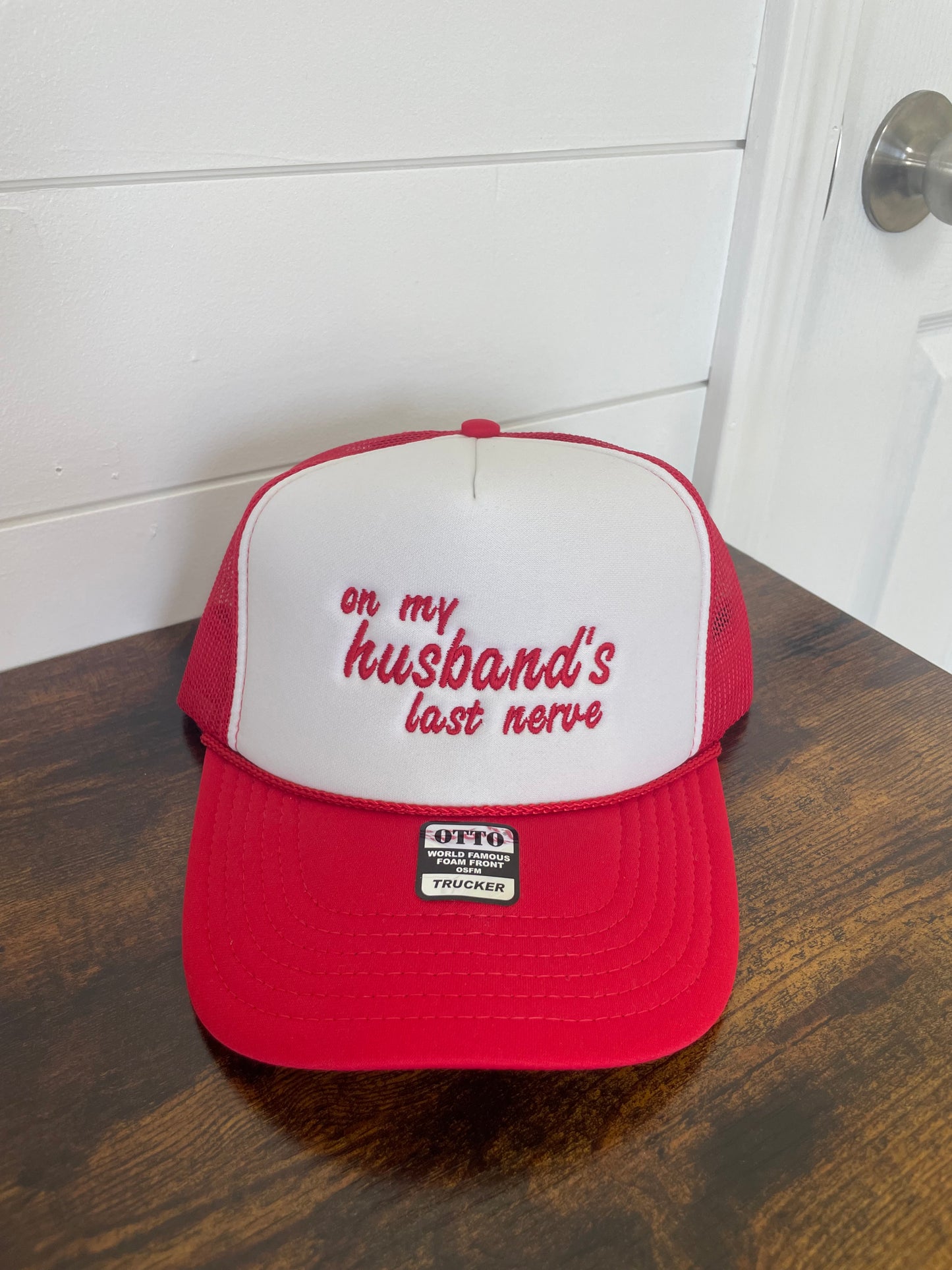 On my husbands last nerve hat
