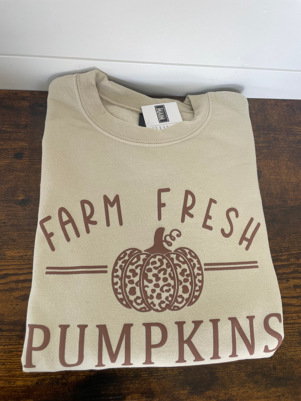 Farm Fresh Pumpkins Puff Crewneck