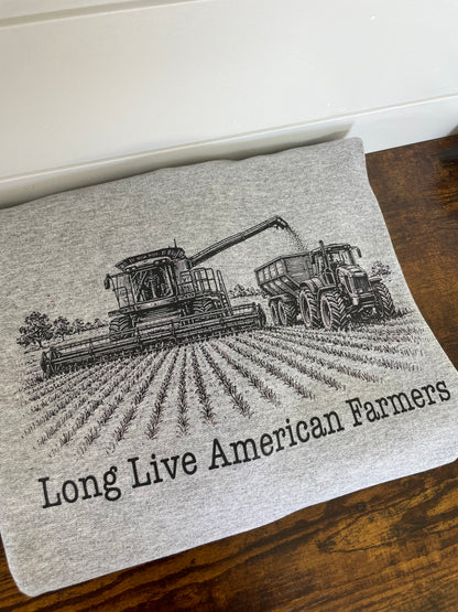 Long Live American Farmers Crewneck