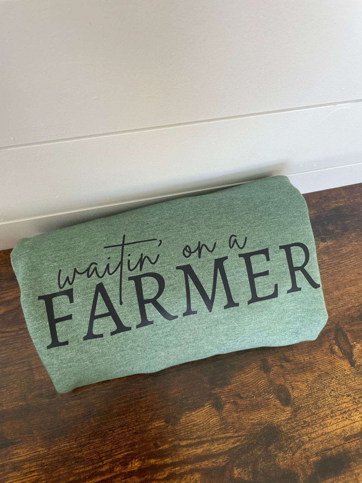 Waiting on a farmer crewneck