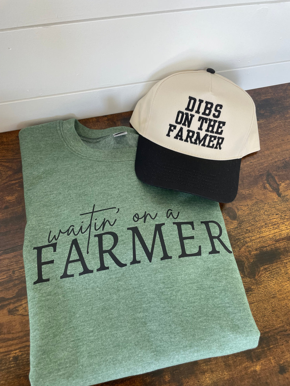 Waiting on a farmer crewneck
