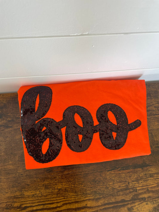 Boo Black Sequins