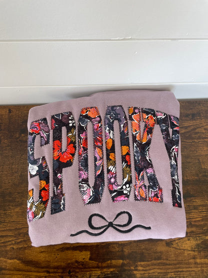 Spooky Embroidered Crewneck