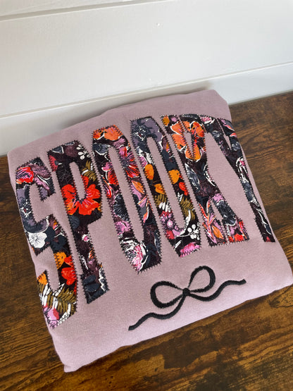 Spooky Embroidered Crewneck