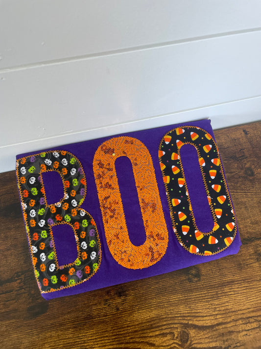 Purple Boo Three Patterns Shirt