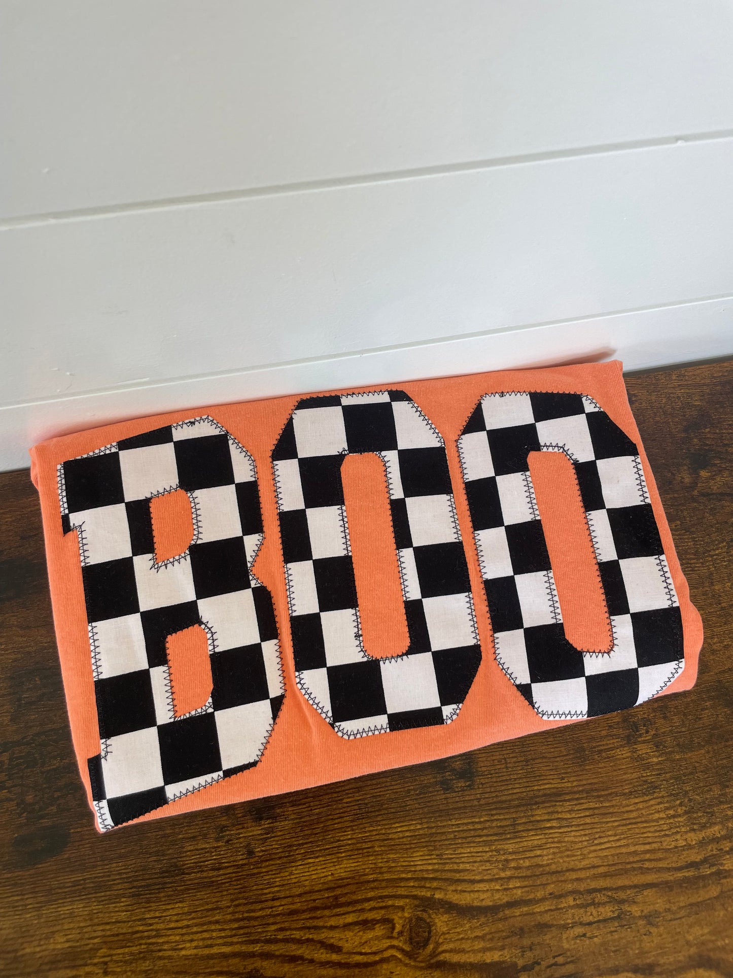 Boo Black Checkered Shirt