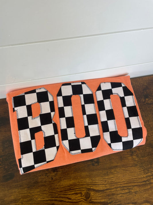 Boo Black Checkered Shirt