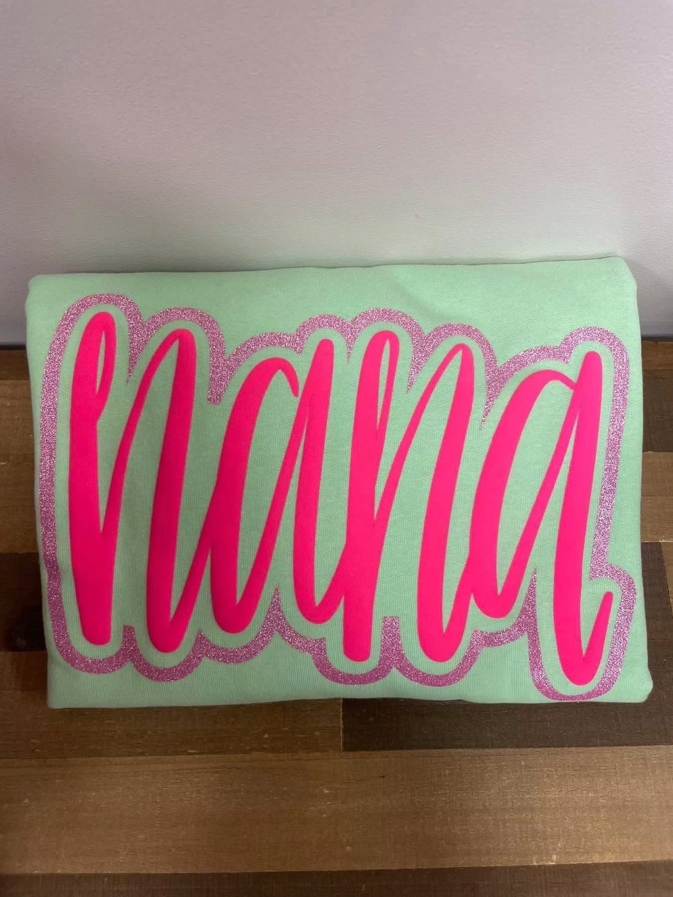 Nana Mint Green Crewneck