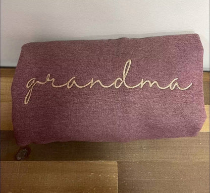 Embroidered Grandma Crewneck