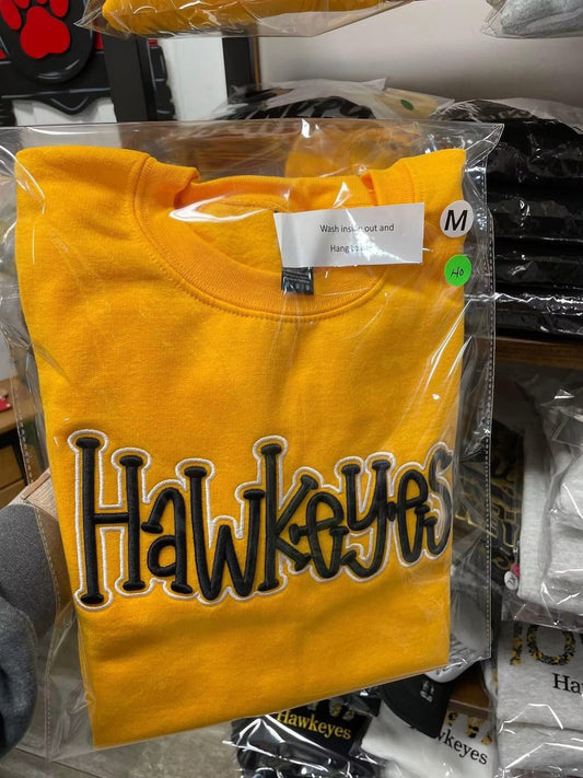 Hawkeyes Embroidered Crewneck