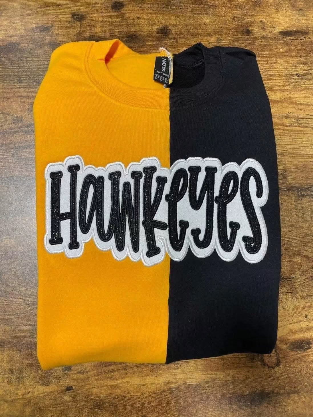 Hawkeyes Split Crewneck