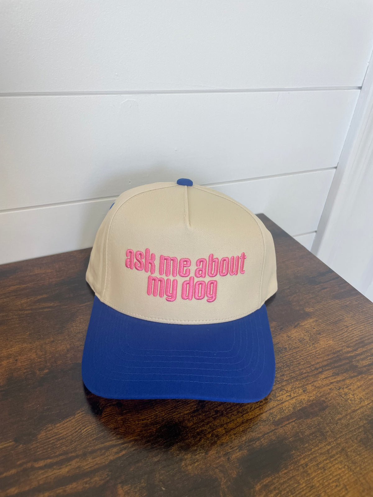 Ask me about my dog hat