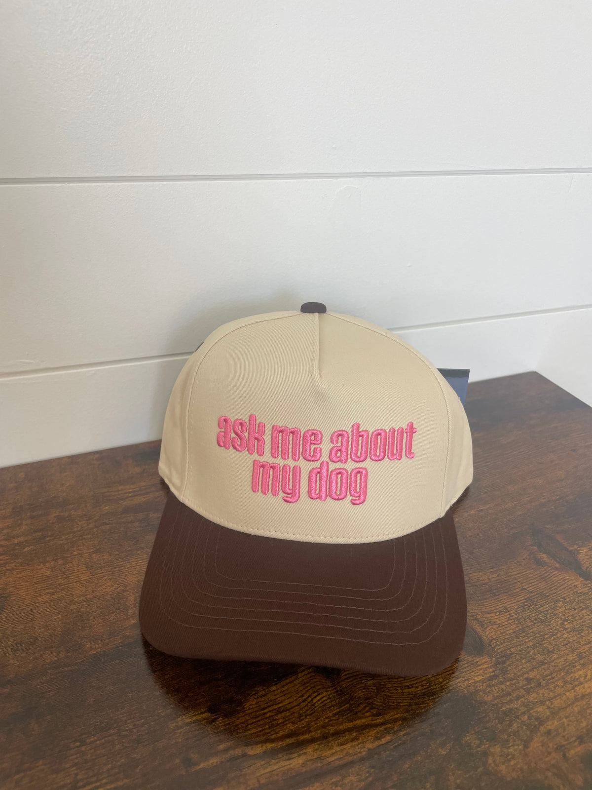 Ask me about my dog hat