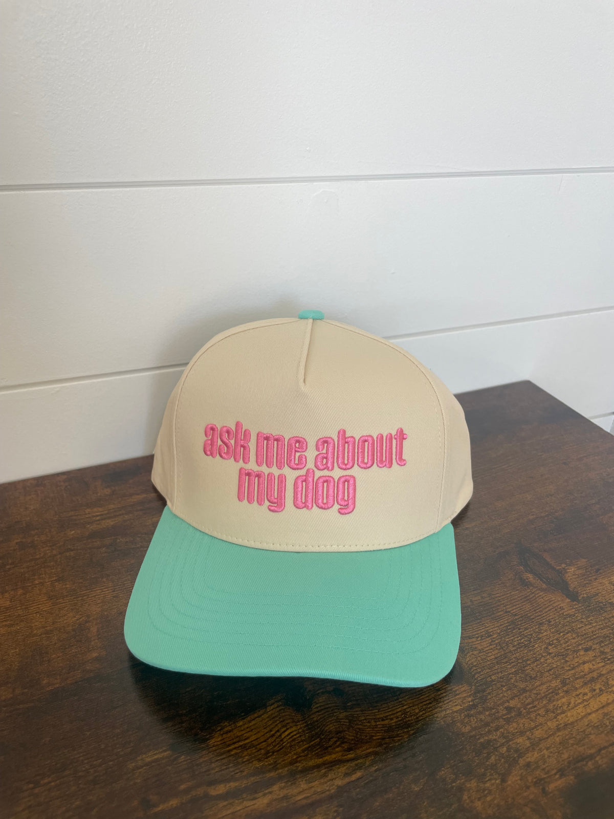 Ask me about my dog hat