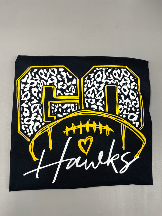 Go hawks football leopard shirt