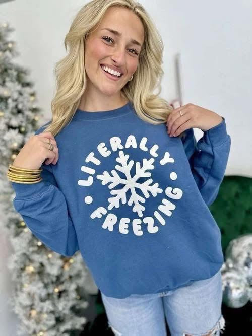 Literally Freezing Crewneck Sweatshirt