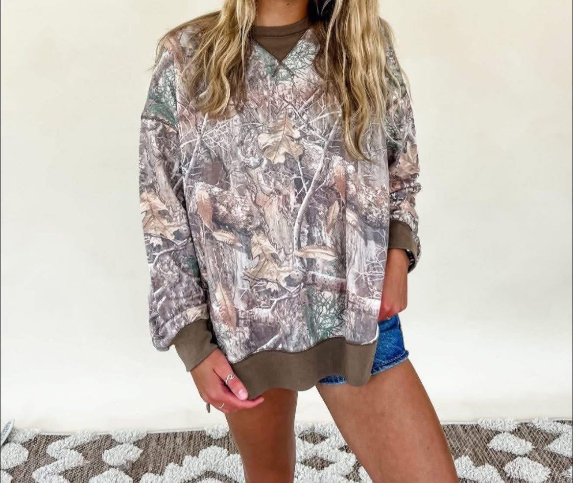 Camo Pullover