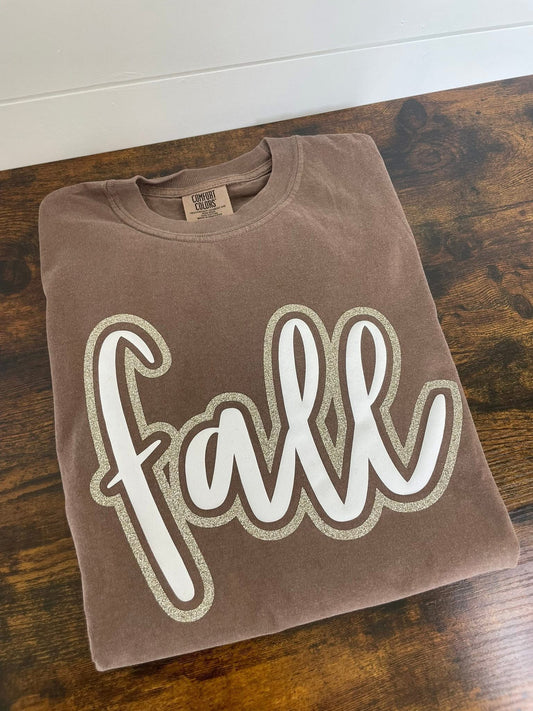 Fall Puff Print Shirt