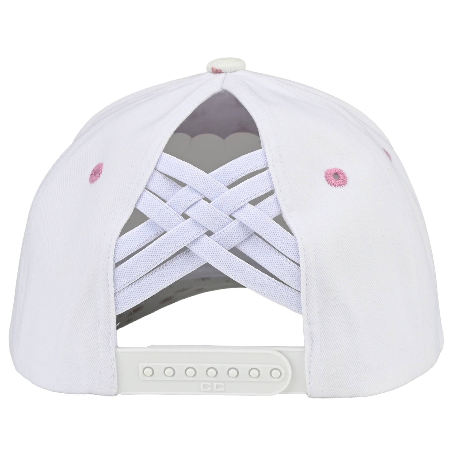 Floral Pattern Ponytail Hat