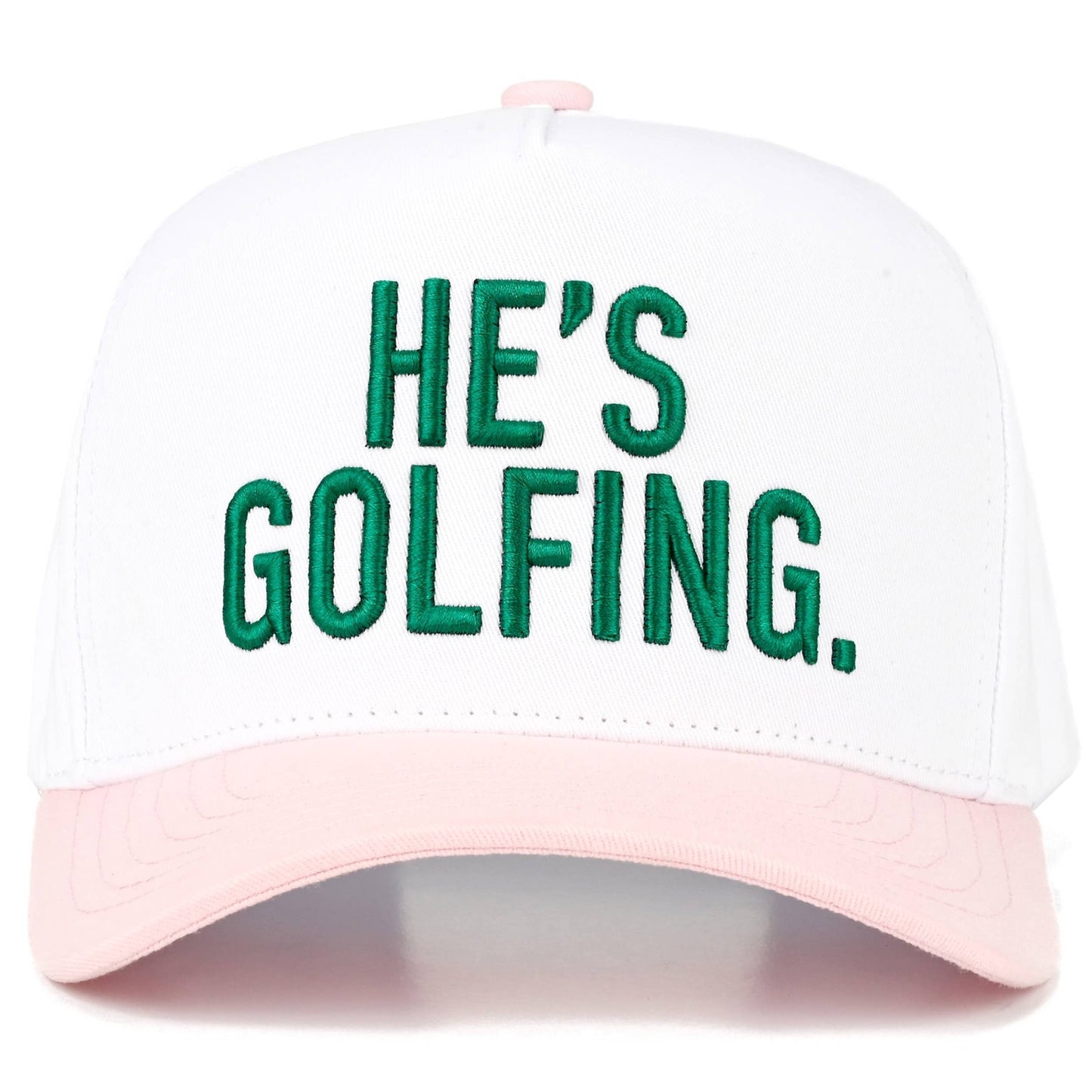 He’s golfing Embroidered Hat