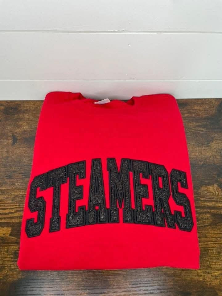 Steamers Glitter Embroidered