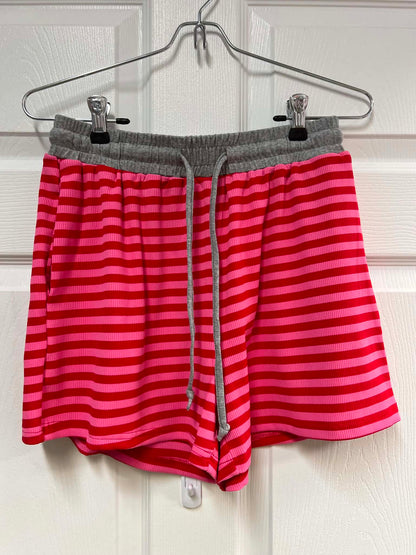 Pink Stripe Shorts