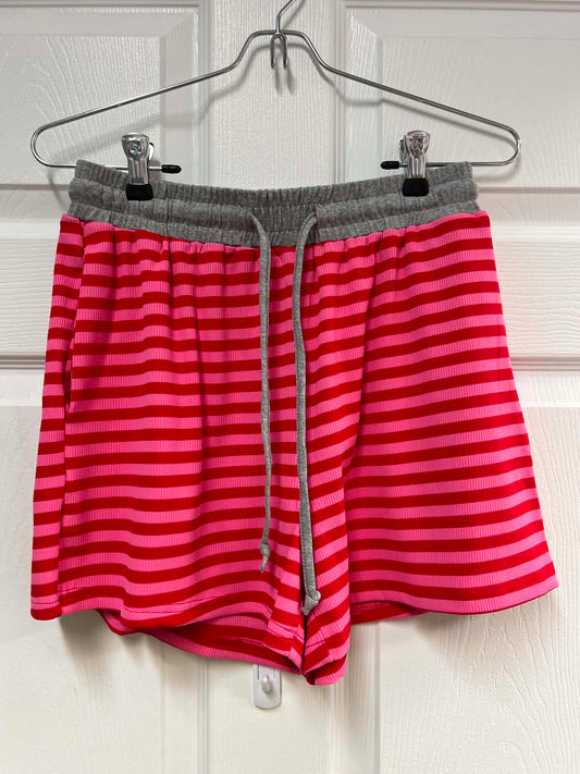 Pink Stripe Shorts