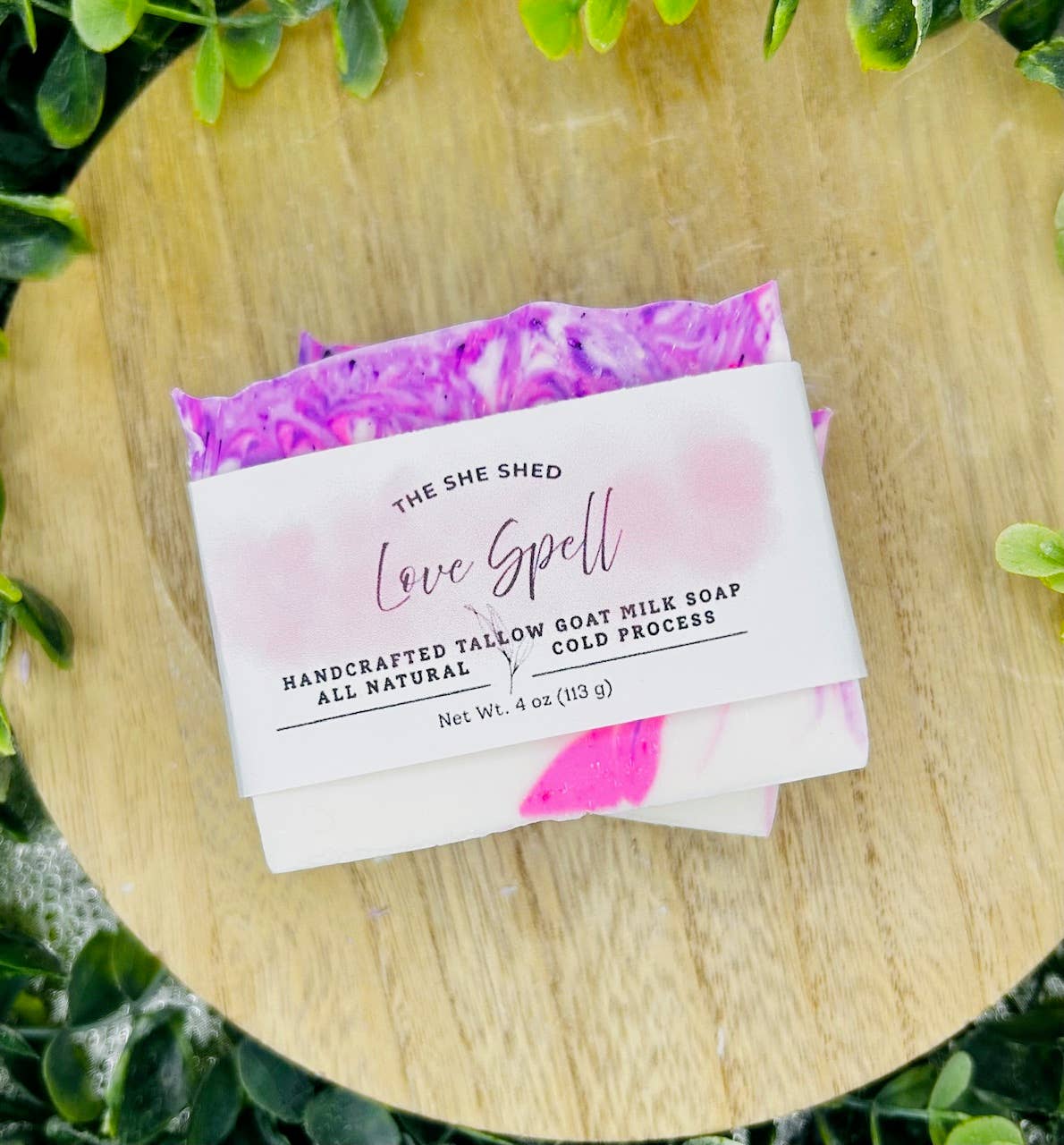 Love Spell Tallow Goat Milk Soap