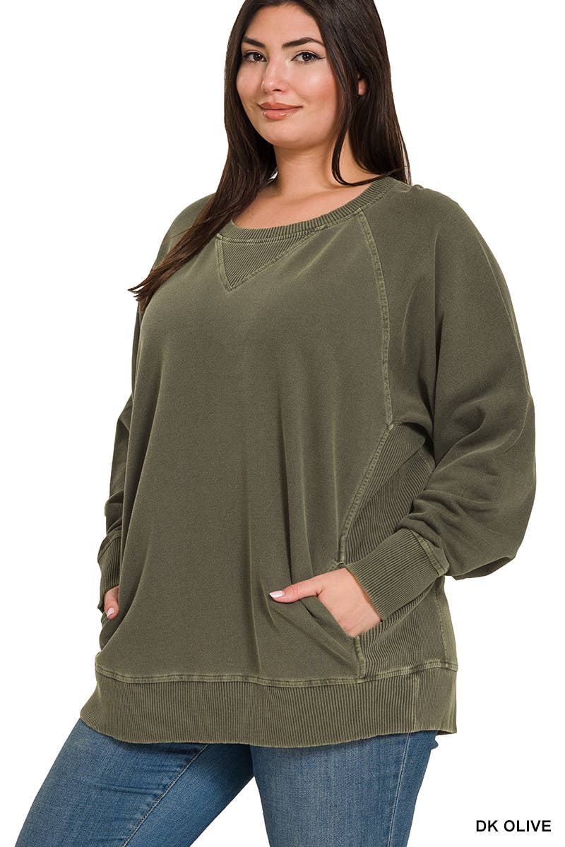 Plus Pullover with pockets