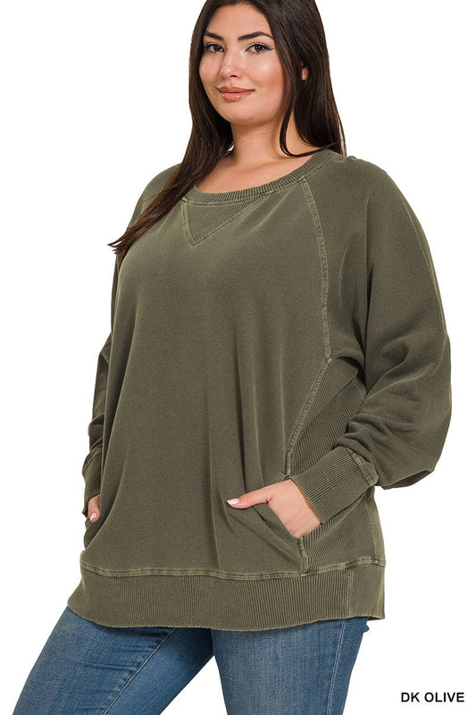 Plus Pullover with pockets