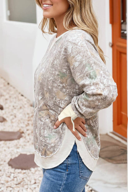 Plus Camo Pullover